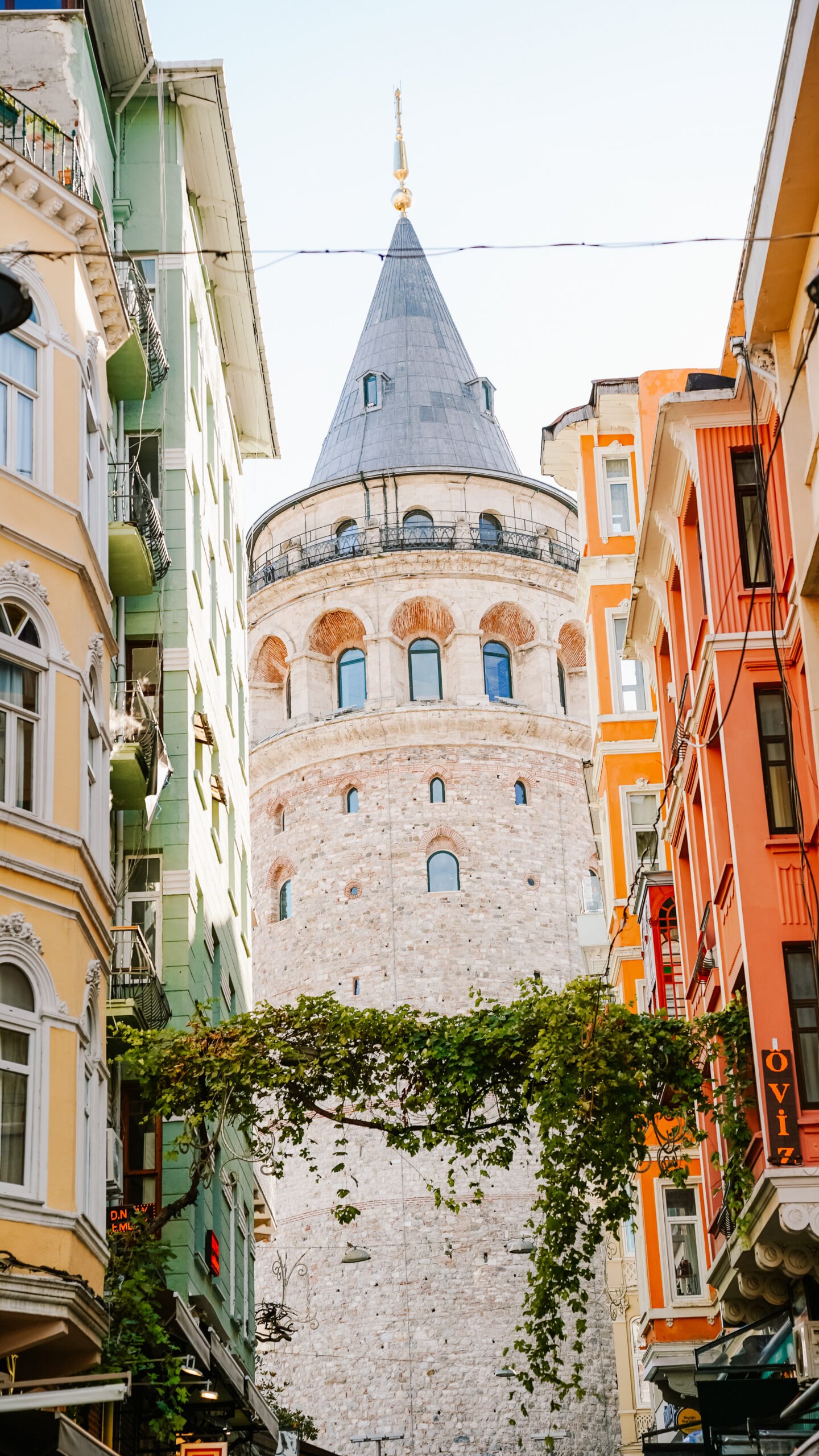 Iconic View of Galata Tower, One of Istanbul’s Most Famous Landmarks